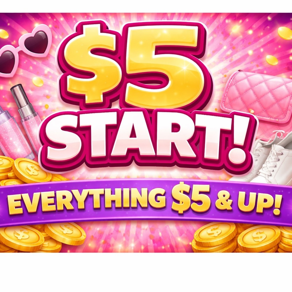 $5 Start. Preloved LIVE SHOW ONLY!